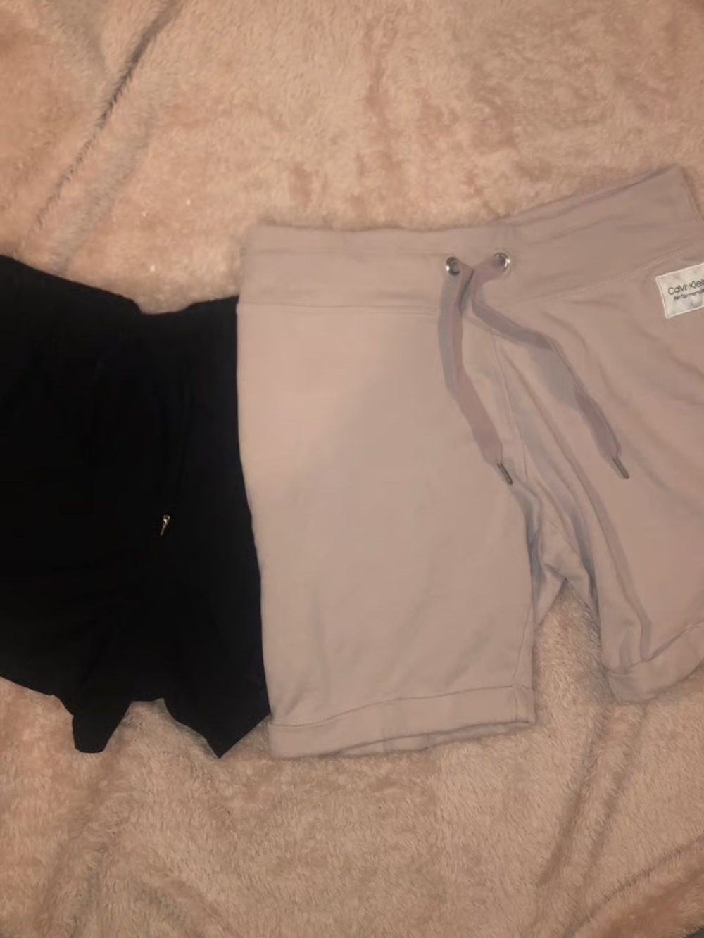 Bogo bundle deal lounge shorts pink calvin klein black loungewear  - barely worn